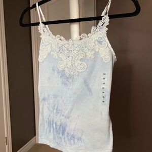 WOMEN’S  Polo Ralph Lauren Blue Tie Dye Tank Top